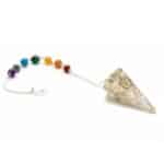 Orgonite Power Chakra Pendulum - Om - Image 3