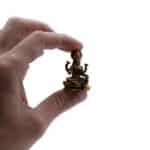 Brass Miniature Gods - Laxmi (22gms)  - 37mm - Image 2