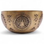Pure Brass Etched Yogi - Set of 4 - Approx 3.85kg - Image 19