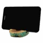Lrg Gamal Wood Phone Holder - Greenwash - Image 8
