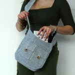 Natural Tones Two Pocket Bags - Comp Denim - Medium - Image 3