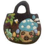 Fairy Garden Felted Bag - 35x27cm - Image 2