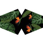 Reusable Fashion Face Covering - Green Jungle (Adult) - Image 3