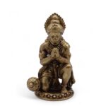 Brass Miniature Gods - Hanuman (30gms)  - 36mm - Image 4