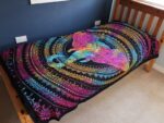 Single Cotton Bedspread + Wall Hanging - Elephant Head 130cm x 200cm - Image 4