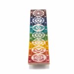 Soapstone Seven Chackra Incense Holder - 26x5cm - Image 2
