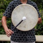 Spirit of the Wolf - Sharman Drum & Stick- Tunable - 40cm - Image 8