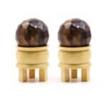 Gemstone Faceted Healing Ball & Stand - Tigereye - Image 2
