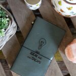 Handmade Leather Journal - Flower of Life - Green (80 pages) - Image 5