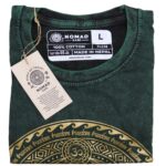 Large Stone Washed Teashirt - Chakra - Green - Image 2