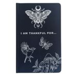 Black Gratitude Journal with Silver Lining - 120 pages - I am Thankful For - Image 4