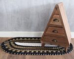 Oval Seagrass Black, White & Tan - Classic - 60x120cm - Image 3