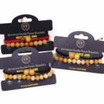 Gemstone Double Power Bracelets- Yellow Aventurine - Image 2