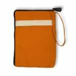 Canvas Large Laptop Pouch - Orange - 30x40cm - Image 3