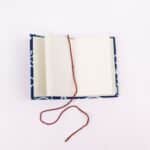 Block Print Cotton Bound Notebooks 7x10cm - Indigo Fish - Image 3