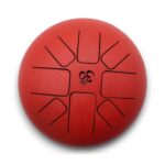 Med Steel Tongue Happy Drums  Om Red- 22x16cm - Image 3