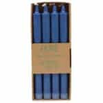 Pure Natural Wax Dinner Candle 25x2.3 - Blue