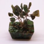 Mini Gemstone Trees On Orgonite Base - Green Aventurine (15 stones) - Image 6