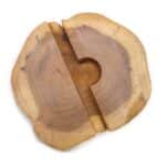 Lrg Gamal Wood Phone Holder - Whitewash - Image 2