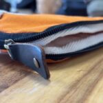Canvas Large Laptop Pouch - Orange - 30x40cm - Image 5
