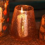 Natural Floral Glass - Large Bowl Candle Holder - Pino - (15x12cm) - Image 5