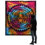 Double Cotton Bedspread + Wall Hanging - Hamsa - Image 2