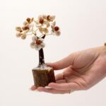 Med Gomati Chakra Circle Stone Trees with Rudraksha - (45 stones) - Image 3