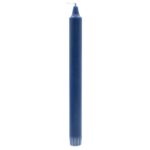 Pure Natural Wax Dinner Candle 25x2.3 - Blue - Image 2