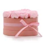 Soap Flower Gift Bouquet - 13 Pink Roses - Heart - Image 11