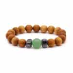 Cedarwood Sacral Chakra Bangle with Aventurin