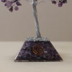 Gemstone Tree with Organite Base - 160 Stone - Amethyst - Image 3