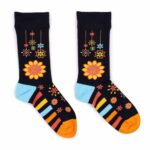 Hop Hare Bamboo Socks (36-40) - Mandala Flowers - Image 2