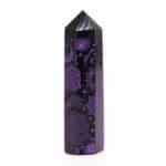 Black Obsidian Points (approx 60-70 gm 9cm) - Mystic Story - Deep Purple - Image 7