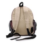 Small Hemp Backpack - Zig Zag Zips Style - Image 6