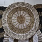 Round Seagrass White & Tan - Inner Sun - 1m - Image 2