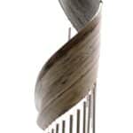 Coconut Leaf Wind Chimes - Whitewash - Image 2