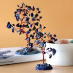 Gemstone Tree - Sodalite on Blue Agate Base (35 stones) - Image 2