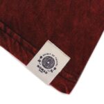 Large Stone Washed Teashirt - Mandala - Maroon - Image 4