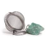 Raw Crystal Gemstone Tea Strainer - Green Aventurine - Image 6
