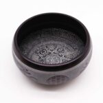 Earth Powder Singing Bowl - Om Five Buddha - 16cm - Image 2