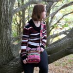 Jacquard Bag - Pink Sling Bag - Image 2
