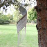 Coconut Leaf Wind Chimes - Whitewash - Image 3