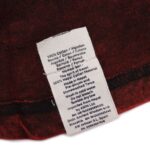 Large Stone Washed Teashirt - Mandala - Maroon - Image 5
