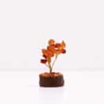 Mini Gemstone Trees On Wood Base - Carnelian (15 stones) - Image 2