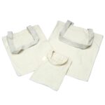 Lrg Natural 6oz Cotton Bag 38x42cm - Image 2