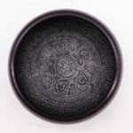 Earth Powder Singing Bowl - Om Five Buddha - 16cm - Image 3