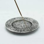 Polished Aluminium Pentagon Incense Holder 11.5cm - Image 2