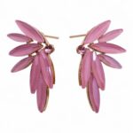 Soft Pink - Vintage Glass - Faries - Earrings