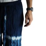 Japanese Style Lounge Pants - Teal & Orange - L - Image 6