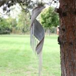 Coconut Leaf Wind Chimes - Whitewash - Image 4
